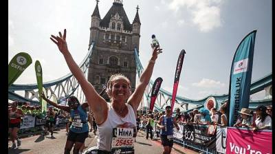 TeamElla have raised £10,000 at the 2025 London Marathon